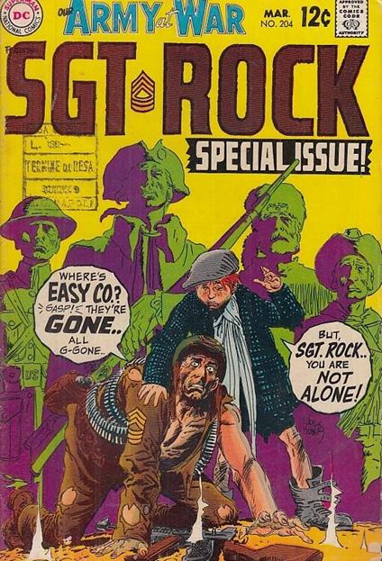 Our Army At War Sgt. Rock N.204 - copertina