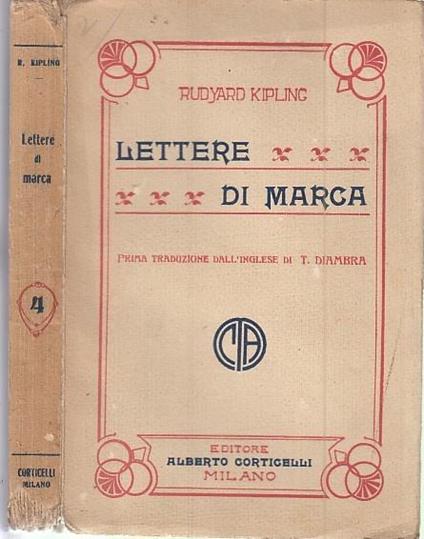 Lettere Di Marca - Rudyard Kipling - copertina