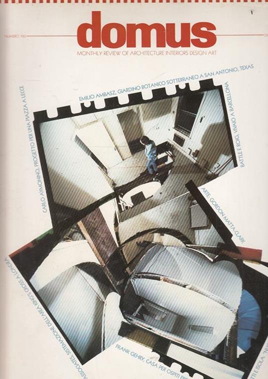 Rivista Domus Numero 700 Monthly Review Architecture - copertina