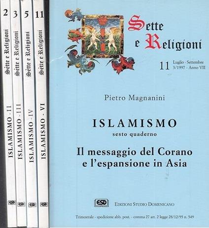 Sette E Religioni Islamismo 4 Quaderni - Pietro Magnanini - copertina