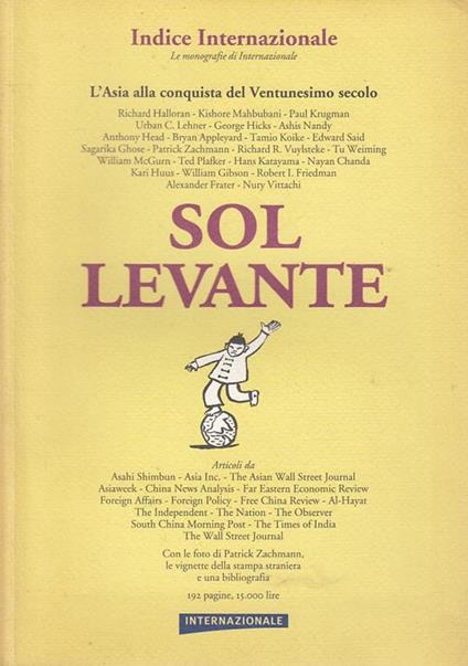Sol Levante Asia Monografie - copertina