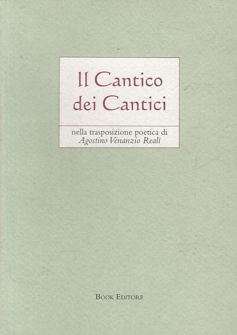Il Cantico Dei Cantici - copertina