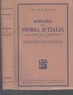 Sommario Della Storia D'italia