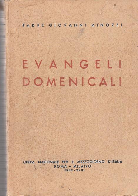 Evangeli Domenicali- Padre Minozzi- Marucelli - Giovanni Minozzi - copertina
