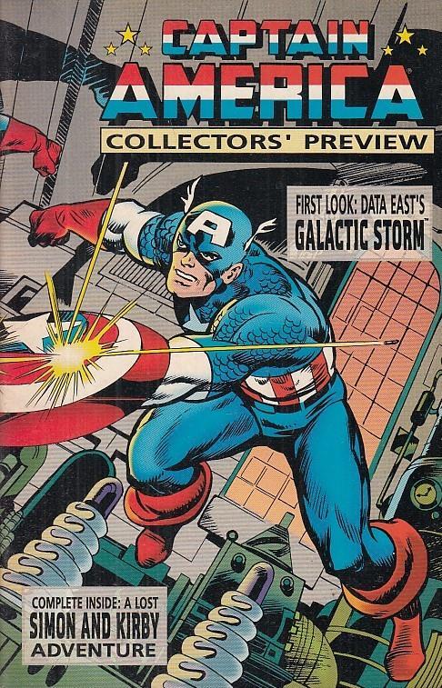 Captain America Collector's Previews- Kirby- Marvel Comics Usa- 1995- S- Pqx - copertina