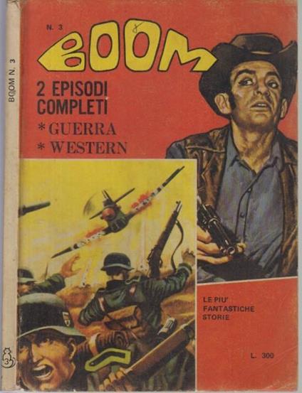Boom N.3 Guerra Western - copertina