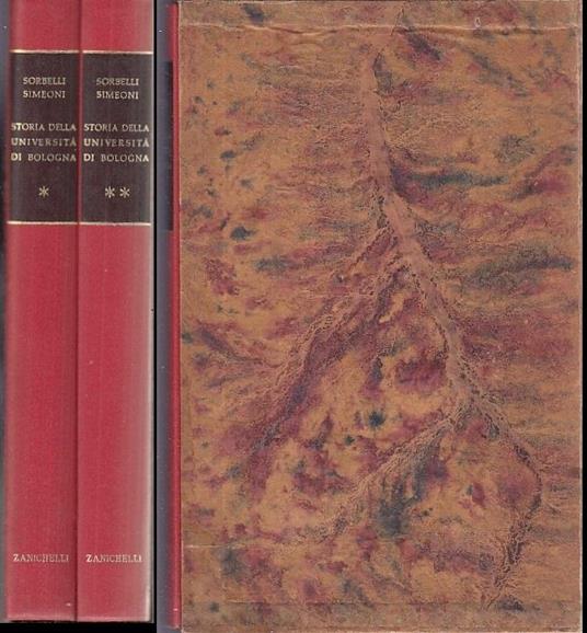 Storia Della Università Bologna 1/2 - Sorbelli Simeoni - copertina