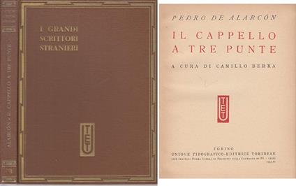 Grandi Scrittori Stranieri 33 Cappello- Alarcon - Pedro A. de Alarcón - copertina