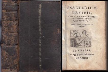 Psalterium Davidis Canticis Sacris Settecetnina - copertina