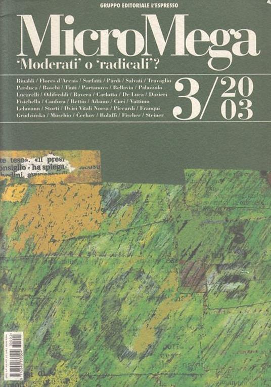 Micromega 3 "Moderati" O "Radicali"?  - copertina
