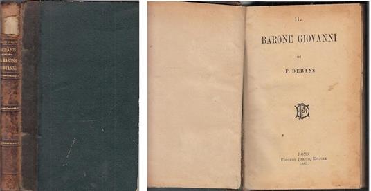 Il Barone Giovanni - Debans - Edoardo Perino - copertina