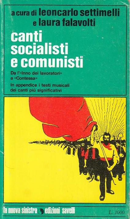 Canti Socialisti E Comunisti  - copertina