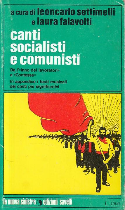 Canti Socialisti E Comunisti  - copertina