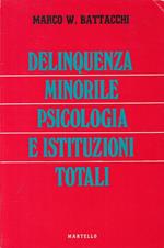 Delinquenza Minorile Psicologia Istituzioni 