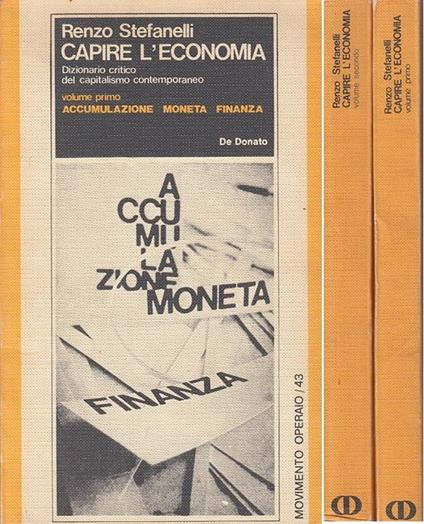 Capire L'Economia 2 Volumi - Stefanelli - De Donato - Stefanelli - copertina
