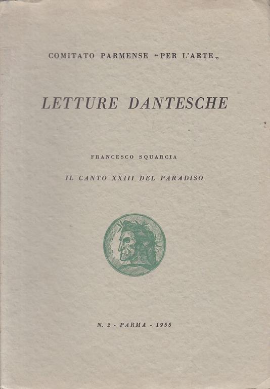 Letture Dantesche Lettura Xxiii Del Paradiso  - copertina