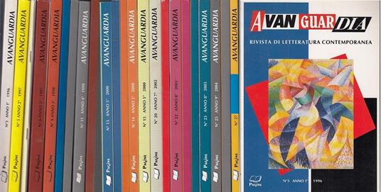 Avanguardia Rivista Letteratura Blocco 23 Numeri  - copertina