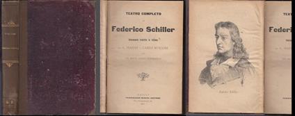 Teatro Completo Di Federico Schiller - Maffei - Bideri - Friedrich Schiller - copertina