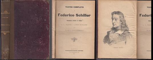 Teatro Completo Di Federico Schiller - Maffei - Bideri - Friedrich Schiller - copertina