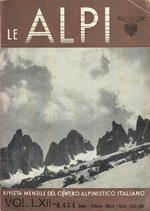 Le Alpi Rivista Mensile Vol.Lxi N.8 9 Anno Xx