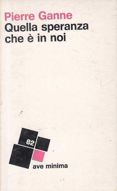 Quella Sperazna Che è in Noi - copertina