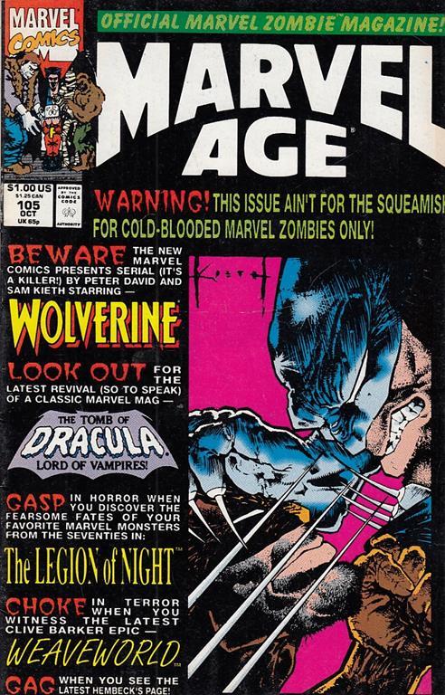Marvel Age N.105 - copertina