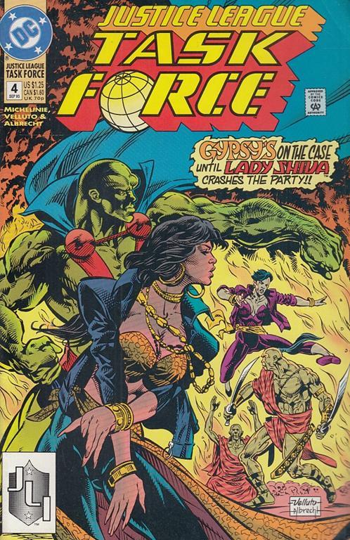 Justice League Task Force N.4 Originale - copertina