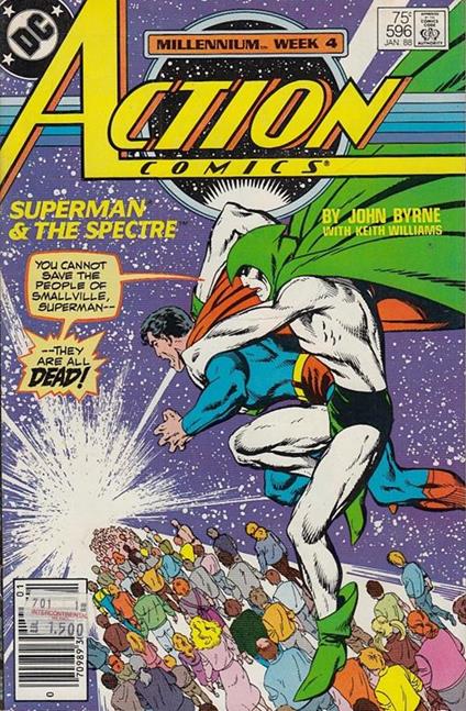 Action Comics N.596 In Lingua Inglese - copertina