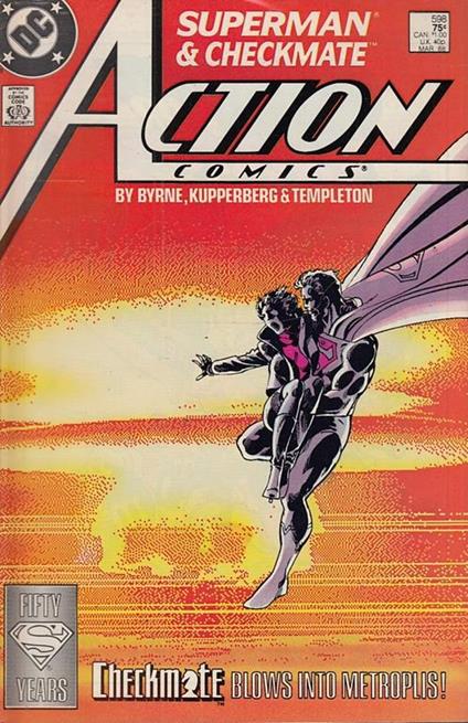 Action Comics N.598 In Lingua Inglese - copertina