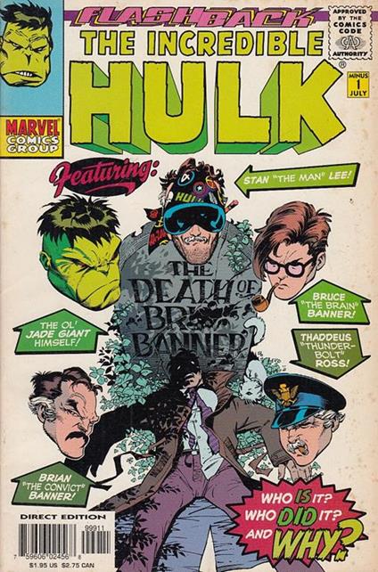 The Incredible Hulk N.1 Flashback - copertina