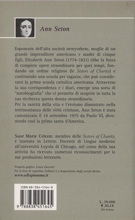 Ann Seton. Vita della prima santa d'America (1774-1821) - 2