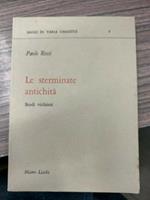 Le sterminate antichità. Studi Vichiani