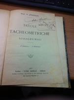 Tavole tacheometriche sessagesimali