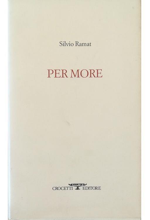 Per more - Silvio Ramat - copertina