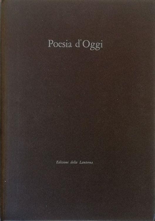 Poesia d'Oggi - volume in cofanetto editoriale - copertina