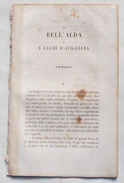 La Bell'Alda e i Laghi di Avigliana. Piemonte - Domenico Carutti - copertina