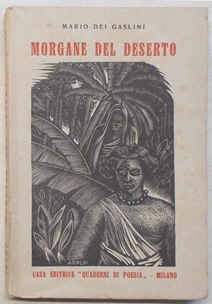 Morgane nel deserto - Mario Dei Gaslini - copertina