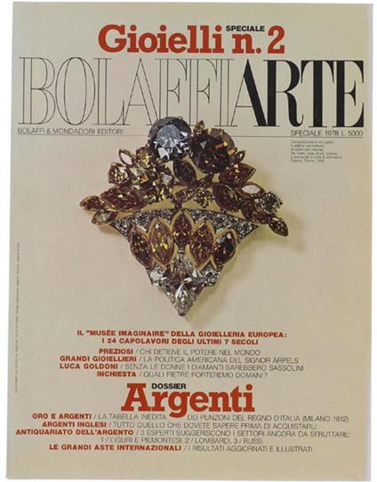Bolaffi Arte - Gioielli N. 2 - Speciale 1978 - copertina