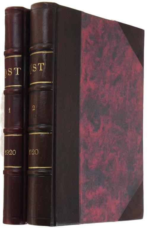 Qst - A Magazine Devoted Exclusively To The Radio Amateur. Volume III - 1920 (Complete Year: 2 books, 12 issues) - copertina