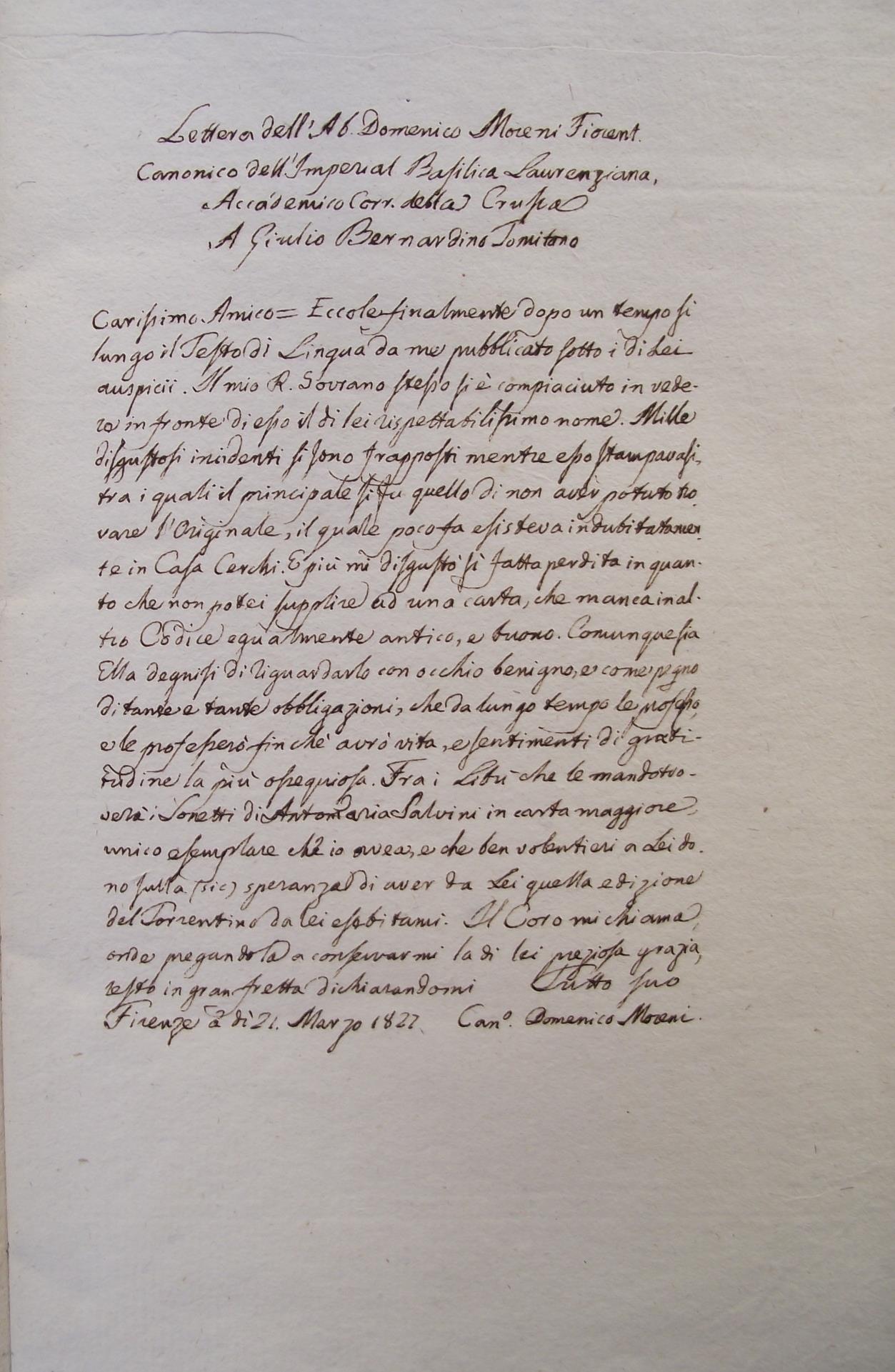 Leggenda della Beata Umiliana de' Cerchi. Testo inedito