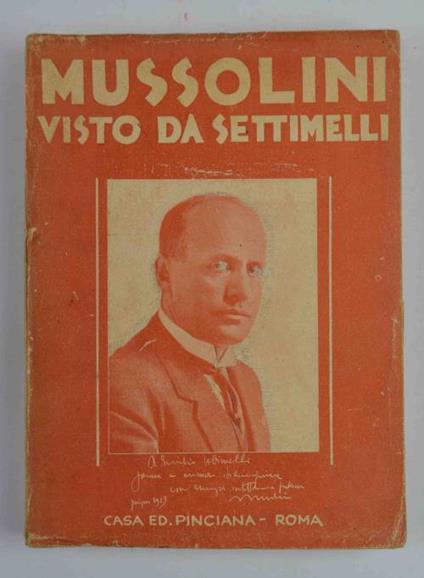 Mussolini visto da Settimelli - Emilio Settimelli - copertina