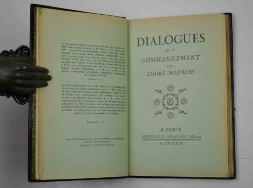 Dialogues sur le Commandement - André Maurois - copertina
