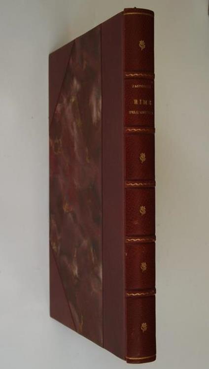 Rime dell'amicizia - Francesco Pastonchi - copertina