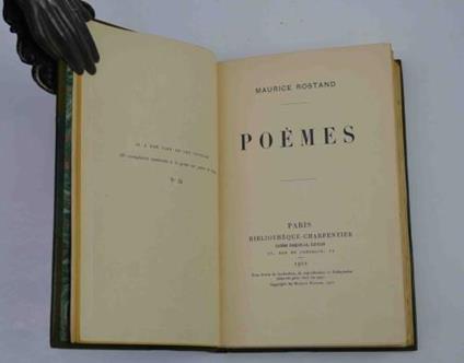 Poèmes - Edmond Rostand - copertina