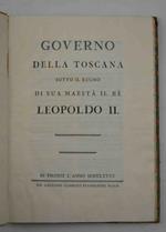 Governo della Toscana sotto il Regno di Sua Maestà il Re Leopoldo II