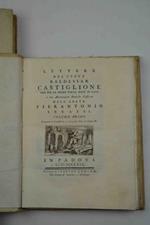 Lettere ora per la prima volta date in luce e con Annotazioni Storiche illustrate dall'abate Pierantonio Serassi