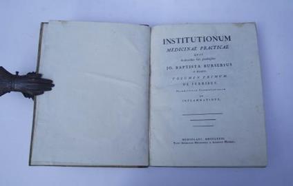 Institutionum medicinae praticae. - Giovanni Battista Borsieri - copertina