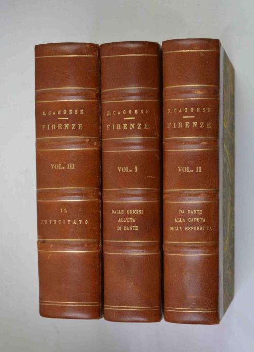 Firenze dalla decadenza di Roma al risorgimento d'Italia. Con prefazione di Guido Mazzoni - Romolo Caggese - copertina