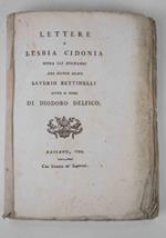 Lettere a Lesbia Cidonia sopra gli epigrammi…