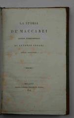 La storia de' Maccabei